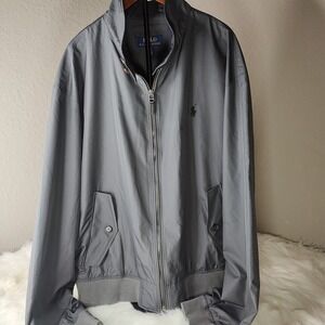 Polo Ralph Lauren bomber Jacket XL black Packable Barracuda  lightweight coat